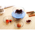 Haonai popular bulk 5pcs glass bowl set